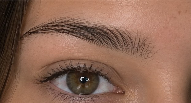 Avant browlift : sourcil naturel
